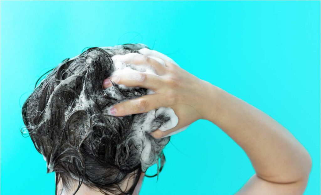shampooing, mousse, douche, bain, hygiène, cosmetique